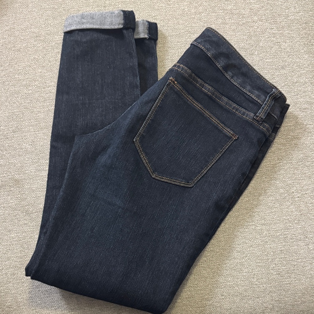 The Limited Women's Dark Blue Skinny Jeans